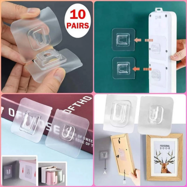 10pair double wall hook