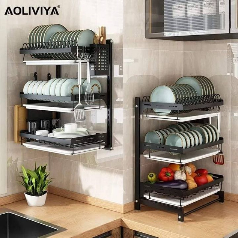 Wall Fitting Kitchen Dish Rack