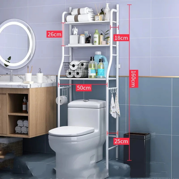Bathroom Commode Rack