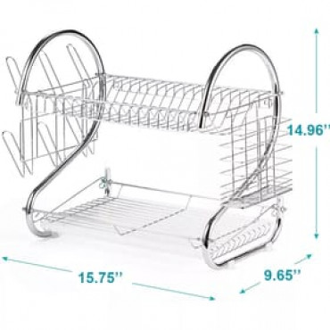 2 Layer Plate Storag...
