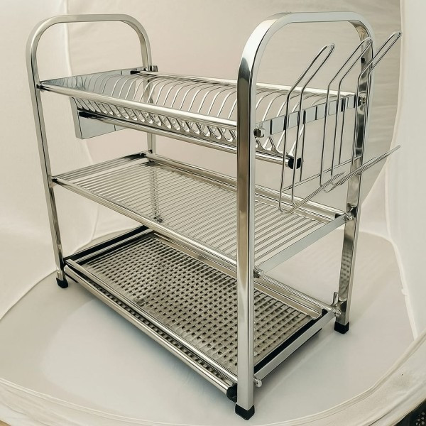 3 Layer Stainless Steel Dish Rack