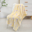 Feather Printed Microfiber Shower Bathing Towel