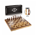 Chess Armory 15 inch Chess Set and Chess Clock Bundle