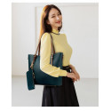 Ladies Tote Bag { Navy blue color }