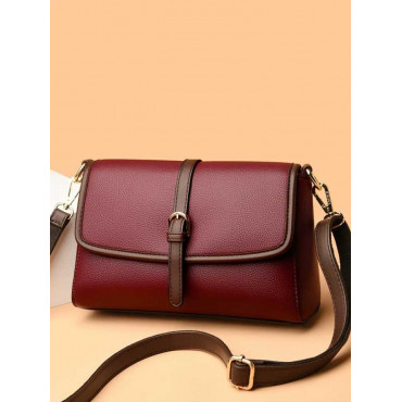 Crossbody Shoulder Bag ( Maroon Color)