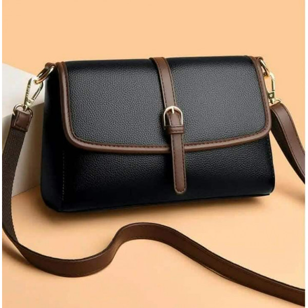 Crossbody Shoulder Bag (Black)