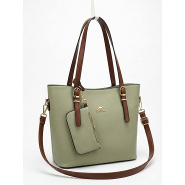 Ladies Tote Bag Halka green Color 