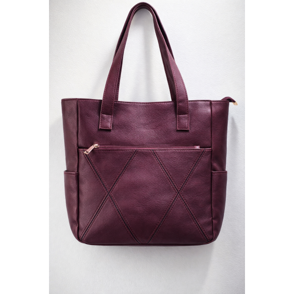 Women Shoulder Bag maroon color