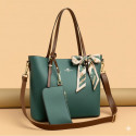 Ladies Tote Bag { Green Color }